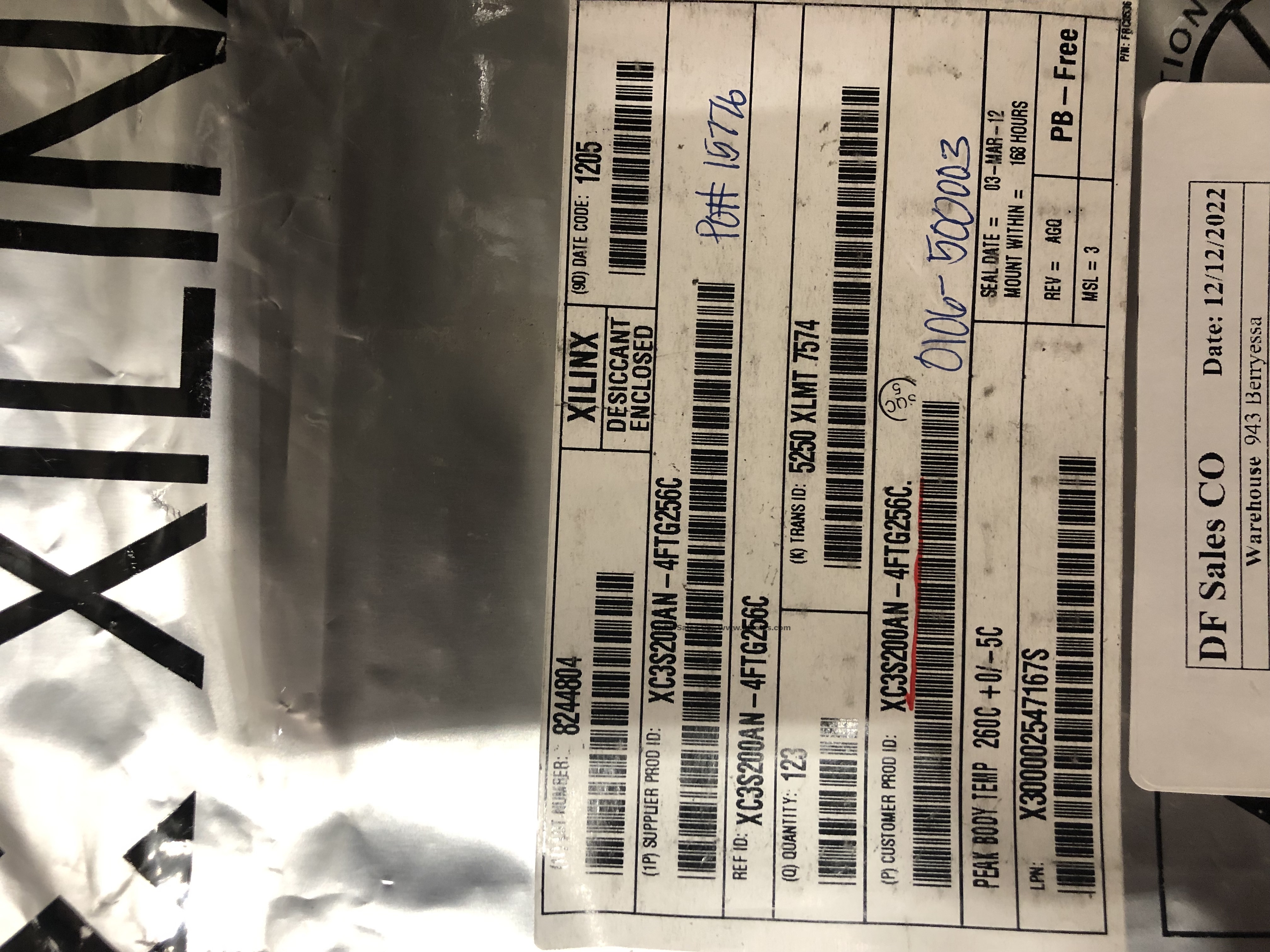 XC3S200AN-4FTG256C / XILINX In Stock. Call Toll Free 800-321